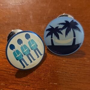 Vintage WestJet Airlines Pins (Set of 2)